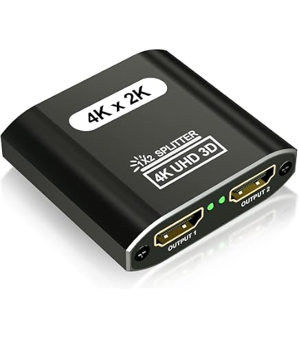 GANA Sdoppiatore HDMI Switch HDMI Splitter 4K Bidirezionale (2 Ingresso A 1 Uscita O 1 In - 9