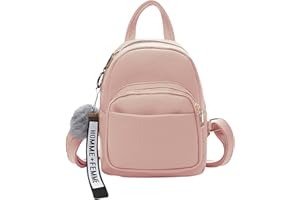 PORRASSO Moda Mini Mochila Mujer Pequeña Daypack Niñas Mochila de Cuero PU Monedero de Viaje para Cita Uso Diario