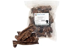 Express Pet Supplies Beef Lung Sticks | 100% Natural Air-Dried Treat for Dogs | Low Fat High Protein | Grain and Gluten Free (1kg)