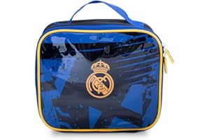 Hy-Pro Officially Licensed Real Madrid CF Lunch Bag – Insulated, Portable, Real Madrid Merchandise, Great Football Gift Idea, Perfect for School or Work