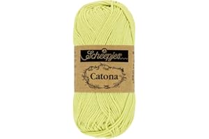 ‎SCHEEPJES Scheepjes - Hilo de jugo de lima Catona 392 Scheepjes - 1 x 50 g
