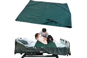 ZLXFT Foglio di Trasferimento per Pzienti,Lenzuolo Scorrevole per Paziente,Telo da Letto Trasferimento,Scheda di Trasferimento per Anziani,Cinghia di Trasferimento,per Persone Sovrappeso e Disabili