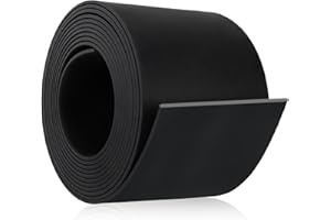LEFUNOM Bande de caoutchouc bande néoprène 3m×120mm×5mm joint plat caoutchouc antidérapant feuille neoprene pour joint DIY protection antichoc (non adhésif)