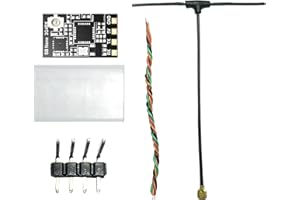 SPEEDY BEE SpeedyBee ELRS FPV Receiver - 2.4ghz ExpressLRS Nano Receiver Drone RX Module with 78mm UFL T Antenna for FPV Drone Tiny Whoop Fixed-Wing RC Plane