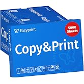 Easyprint - Printer Paper 5000 Sheets 10 x 500 Sheets A4 Bright White CIE 160 PEFC