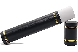 GraduatePro Graduation Scroll Degree Diploma Tube Holder A4 Paper Marriage Birth Award Record of Achievement Folder Black