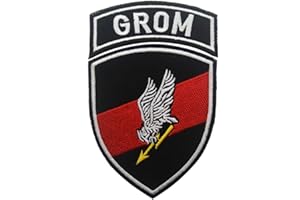 TOPPATCH Polen-Flagge, Nationalpolizei-Aufnäher, taktische Ausrüstung, Militär-Stickerei, Moral-Aufnäher, Applikation für Mantel, Jacke, Ausrüstung, Hut, Rucksack (Polen)