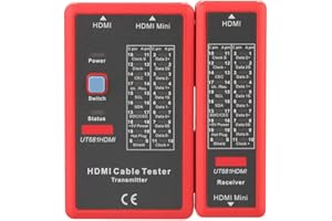 Heaveant HDMI Cable Tester, UNI-T UT681HDMI HDMI/MINI-HDMI Data Cable Tester 20-LED Status Indictor