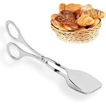 Pinza da Cucina, Pinza in Acciaio Inossidabile con Testa in Silicone, Pinza per Insalata di Pasta e Bistecca Barbecue da 9 12 Pollici per Cucinare Alla Griglia(12 pollici nero