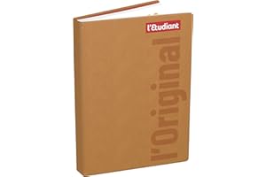 L'ETUDIANT ORIGINAL Agenda Scolaire 2025 2026 Couverture ouatinée 15x21cm journalier - Camel