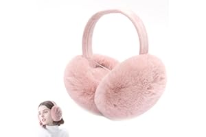 Jodsen 2 Piezas Orejeras Invierno, Ojeras Plegables Prueba Viento Felpa, Accesorio Invierno Unisex Protector Oídos Suave y Cálido para Mujeres, Hombres, Niñas, Niños