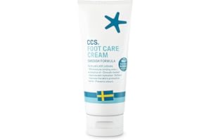 CCS Professional Foot Care Cream 175 ml - Moisturise and Protect Dry and Callused Feet, Contains 10% Urea and Eucalyptus Oil, Clinically Tested, Suitable for Diabetics