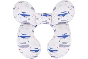 KAKIBLIN Baby Neck Pillow, Upgraded Baby Support Pillow, Head Pillows for Carseat, Newborn Neck Support for Car Seat,Pushchair,Travel