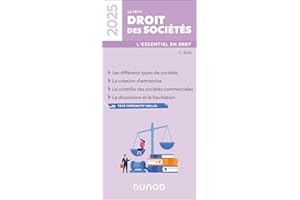 Le petit Droit des sociétés 2025: L'essentiel en bref
