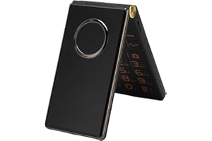 PUSOKEI Telefon Komórkowy z klapką M3 1 2G dla Seniorów, Odblokowany Telefon Komórkowy z Dużym Przyciskiem i Głośnym Dźwiękiem, Dwie Karty SIM, Pomoc w Nagłych Wypadkach SOS za Jednym
