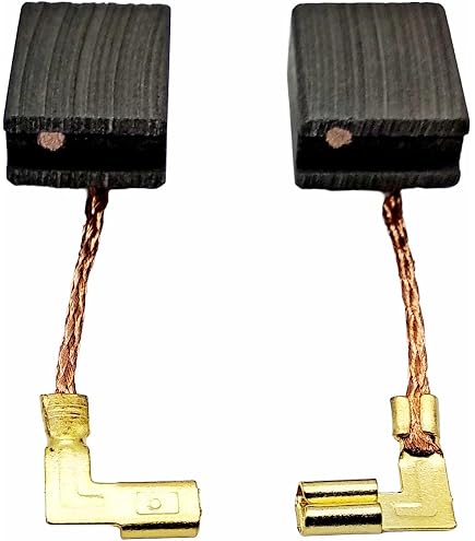 Lot De 2 Paires De Balais De Charbon - Compatibles Meuleuse D'angle DeWalt DWE4257 / DWE4277 - 6,5x12x13,5 Mm