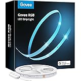 Govee Striscia LED Smart 5m, Strisce LED WiFi RGB Compatibile con Alexa e Google Smart Home, Luci LED Colorati APP Sincronizz
