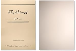 L'ARTISAN PASTELLIER Fritz Schimpf LEINEN - Carta da lettere DIN A5, 50 fogli, colore: Crema