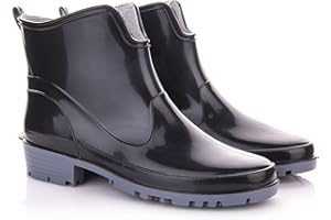 Lemigo Stivali da Donna Stivaletti di Gomma Impermeabili Elke