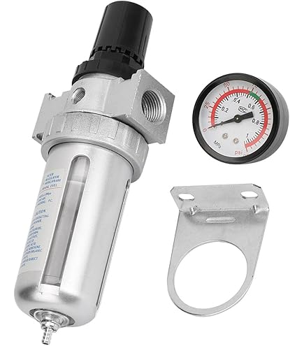 Draper 70826 Filtro/Regolatore Aria BSP 1/4" - Per Aria Compressa Pulita E Asciutta Filtro Aria Compressa 40 Micron - Foto 5