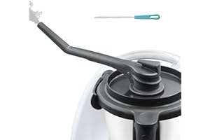 Cyeehxin per Bimby TM6 MCC deviatore Vapore deviatore Vapore (Extra Lungo) per Accessori Monsieur Cuisine Smart Thermomix, deviatore Vapore in Silicone per pensili Cucina Protezione con Spazzola