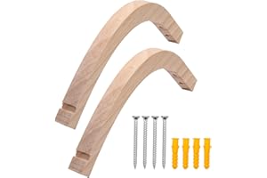 Caoruiy Wooden Wall Hooks,Plant Hangers Indoor,Wall Mounted Plant Hooks for Hanging Plants,Flower Bracket,Wind Chimes Hooks