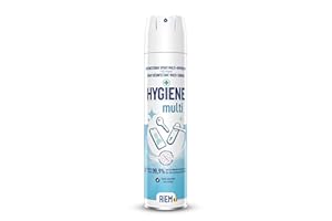 RIEM - Hygiene Multi 300 ml - Spray Désinfectant Multi-Surface - Contient +70% d'Éthanol - Détruit 99,9% des Virus Enveloppés et des Bactéries - Sans Rinçage