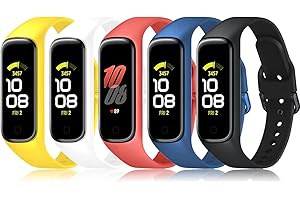 BANGTING Strap Replacement Compatible with Samsung Galaxy Fit 2, Bands for Samsung Galaxy Fit 2 Bracelet Wristbands Wristband Accessories Silicone Strap Bracelets for Galaxy Fit2 SM-R220 Straps
