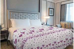 Il Gruppone Passione Casa Copriletto Estivo Made in Italy 100% Cotone Coperta Leggera Piquet Singolo Matrimoniale Piazza e Mezza - Mongolfiera Lilla - 1 Piazza