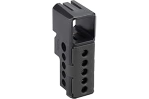 Tableau Electrique - Coffret Electrique - Disjoncteur - Bornier Electrique - Embout de cablage - Borne de Connexion électrique - DEBFLEX 707355 Bornier Phase 5 Trous - Noir