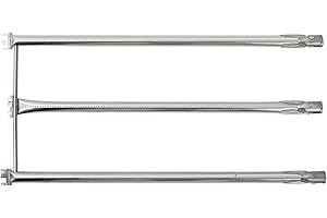 BBQ-TORO Tubos de Quemador de Acero Inoxidable | Quemador de Repuesto para Barbacoas de Gas: Weber Spirit 700, Genesis Gold (2002 en adelante) y Genesis Silver B/C