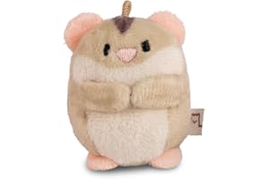 NICI Pluszowy chomik Hamps 5 cm jasnobrązowy – miękka mini maskotka z pluszu, uroczy prezent dla dzieci i dorosłych