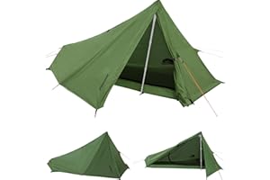 UNDERWOOD AGGREGATOR Tente de Camping Ultralégère pour 1 Personne - Tente de Trekking Imperméable et Compacte pour Vélo et Moto (Pas de Bâtons de Randonnée)