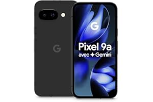 Google Pixel 9a – Smartphone Android débloqué avec Appareil Photo IA, Batterie Longue durée et sécurité Robuste – Noir Volcanique, 128GB