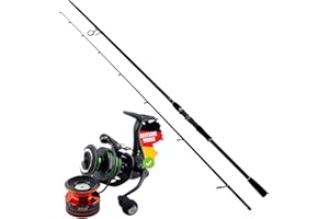 ‎ZITE Zite Fishing Inzite Base Stick Rutenserie | Spinnrute Barsch Zander Hecht Rute aus 24T Carbon in 225 cm 255 cm& 5–85 g | Angelrute zweiteilig mit Eva Griff Hakenöse & Futteral Angelruten Angeln