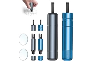 NNOUONN 2Pcs Life Hammer with Seatbelt Cutter, Car Safety Hammer Window Breaker Tool Seat Belt Cutter Essential Car Escape Tool for Emergency Situations