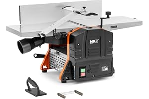 MSW MOTOR TECHNICS MSW MSW-WOBD-1500L - Cepilladora con revestimientos - 2 en 1 - 1500 W - 2 cuchillas - 252 mm de ancho - Cepilladora de espesores, Herramientas de Carpinteria