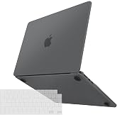 TECOOL Case for MacBook Air M5 M4 M3 M2 13.6 Inch Frosted Grey