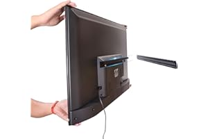 ANTEABEE Studless Drywall TV Bracket for 13-55 inch TVs, No Stud TV Wall Bracket Max VESA 400x400mm up to 100 lbs Universal Fits Most LED LCD Plasma Flat/Curved Screen TVs & Monitors-Upgraded Bubble Level