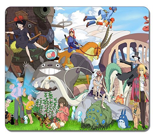 VUTTOO - High Quality Large Mousepad Studio Ghibli Characters 36913 Durable Mouse pad Non-Slippery Rubber Gaming Mouse Pads