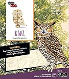  Incredibuilds. Owl 3D Wood Model