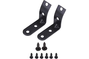 Nikou Black Glove Box Hinge Repair Kit - Repairing Glove Boxes Simple Installation for Au-di A4 S4 RS4 B6 8E 2002-2008