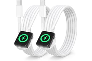 ESSRI for Apple Watch Charger Cable USB C [A pple MFi Certified] 2Pack iWatch Charger Magnetic Wireless Fast Charging Cord Portable Type-C (1M) for iWatch Series 10/Ultra 2/SE/9/8/7/6/SE2/5/4/3/2/1