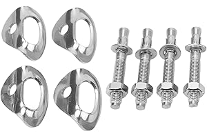 PLPLAAOO Colgador De Perno De Escalada,Anclaje De Escalada, 4 Pares De Acero Inoxidable Resistente Al Desgaste De Alta Capacidad De Carga Perno De Suspensi¨®n De Anclaje De Escalada, Colgador De Escalada, Para