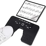 Tavsou Bluetooth Page Turner Pedal Per Tablet Smartphone Ricaricabile Silenzioso (Classic)