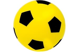 E-Deals Pelota de espuma suave de 17,5 cm para interiores y exteriores, de espuma de esponja, gran diversión para adultos y niños, niños y niñas