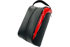 Aymzbd Stylish Leather Golf Shoe Bag for Travel And Storage