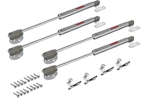 GLOBSTAR Amortyzator gazowy, sprężyna gazowa, sprężyna gazowa, sprężyna kompresyjna (4, 180N)