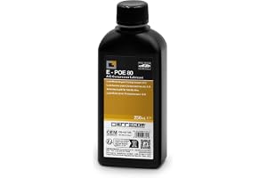 ERRECOM E-Poe 80 Smörjmedel för elektriska A/C-kompressorer för hybrid- och elfordon, 80 viskositet, 250 ml flaska