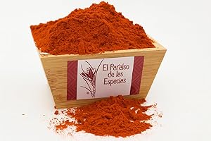 EL PARAÍSO DE LAS ESPECIAS Pimentón Dulce Esencia 150 Asta 1000gr | 100% Natural, Color Intenso y Sabor Suave | Ideal para Paellas, Carnes, Guisos y Embutidos | Sin Aditivos ni Conservantes